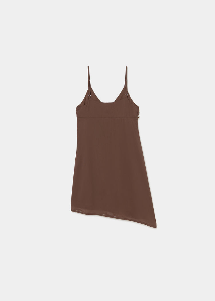 V-neck spaghetti-strap dress