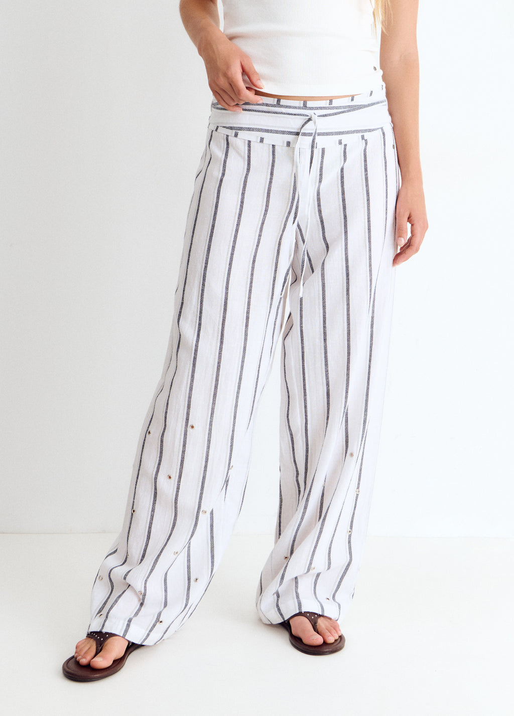 Pantalón largo rayas