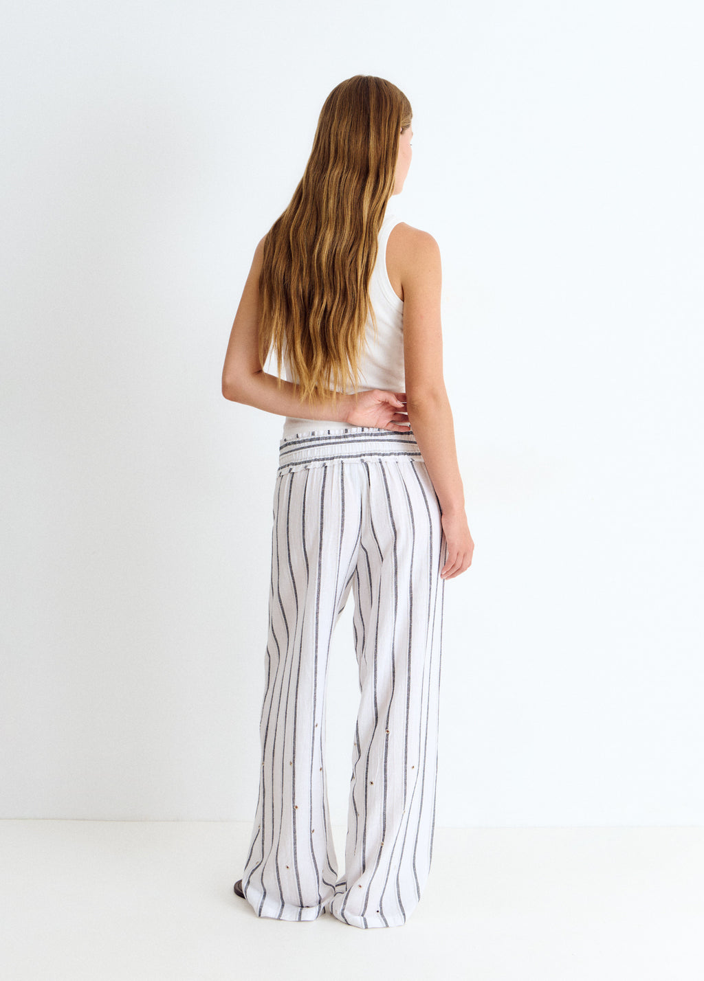 Pantalón largo rayas