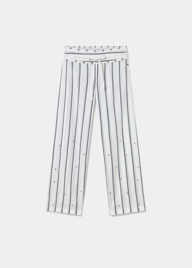 Striped long pants