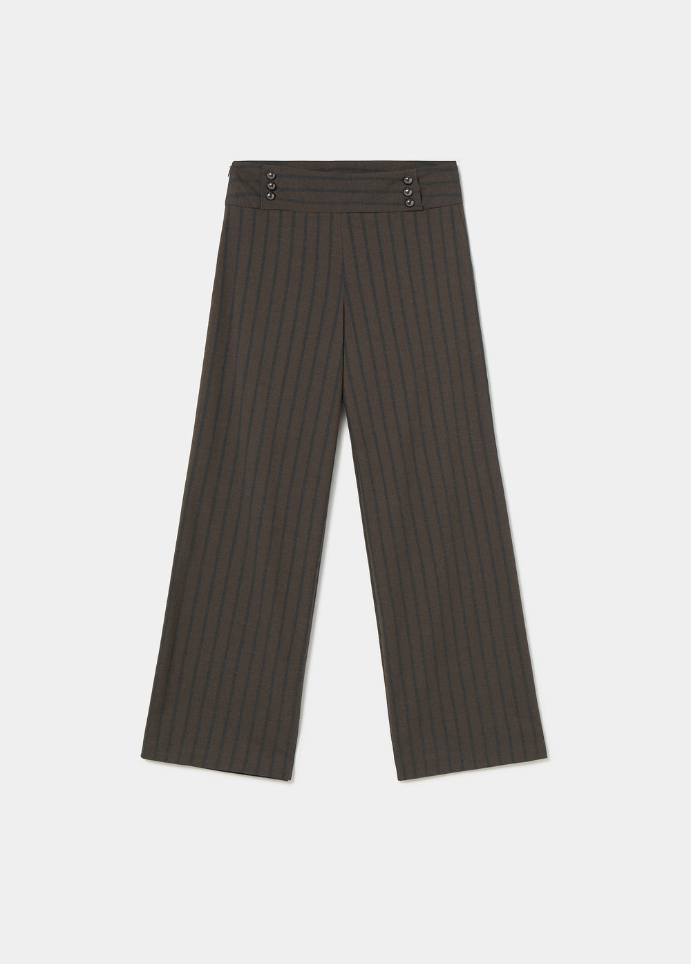 Pantaló cintura ampla ratlles