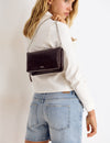 Small flap bag with beads