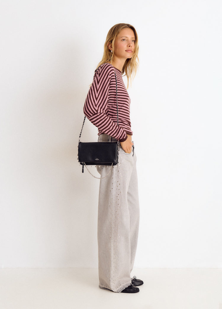Flap bag with little stars