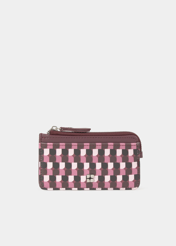 Tarjetero estampado