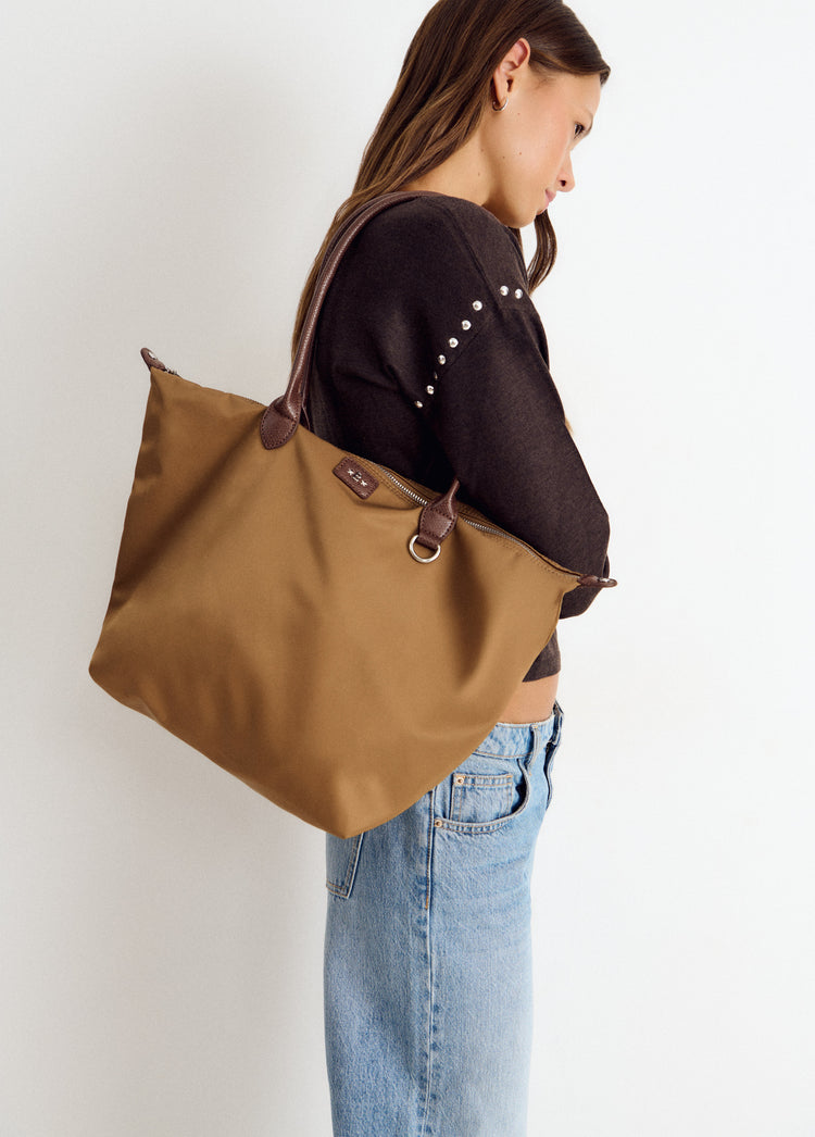 Nylon shopper bag