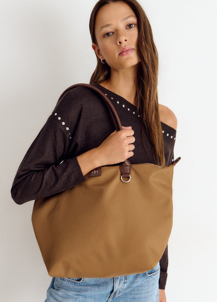 Nylon shopper bag