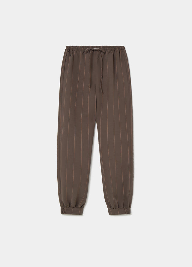 Pantalón largo bombacho rayas