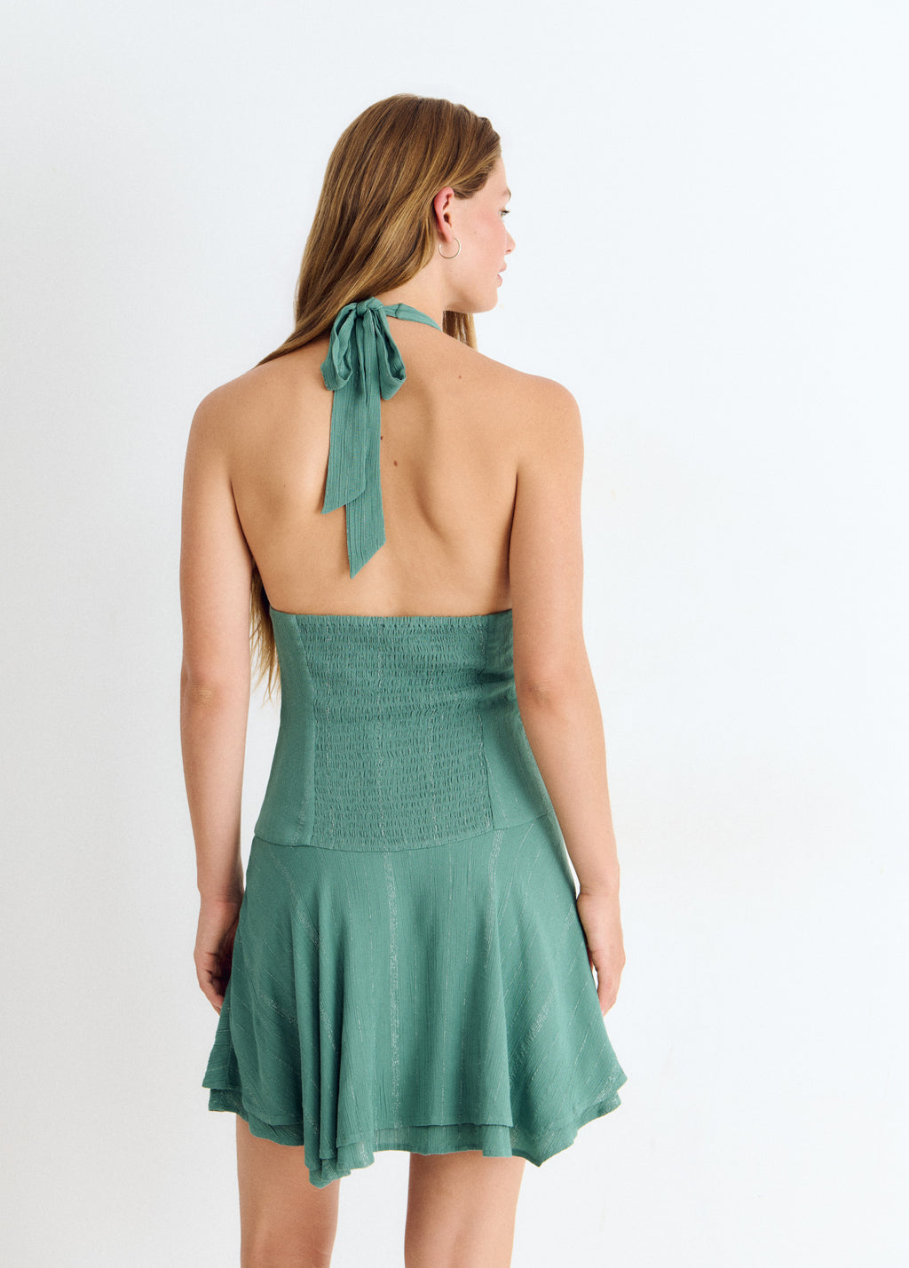 Short ruched dress