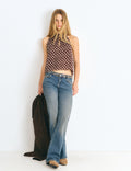 Top halter estampat
