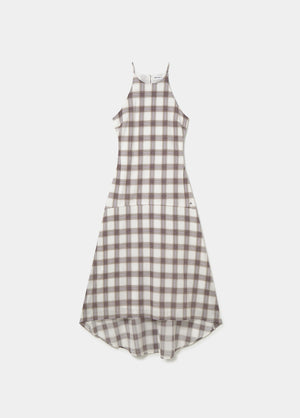 Vestit llarg amb coll halter