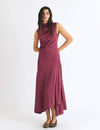 Langes Jacquardkleid