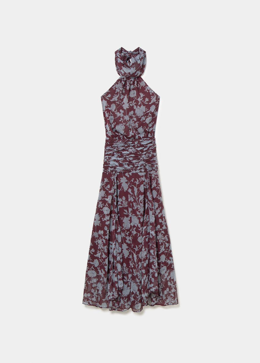 Long printed dress