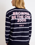 Soft-touch striped T-shirt