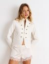 Buttoned cotton jacket