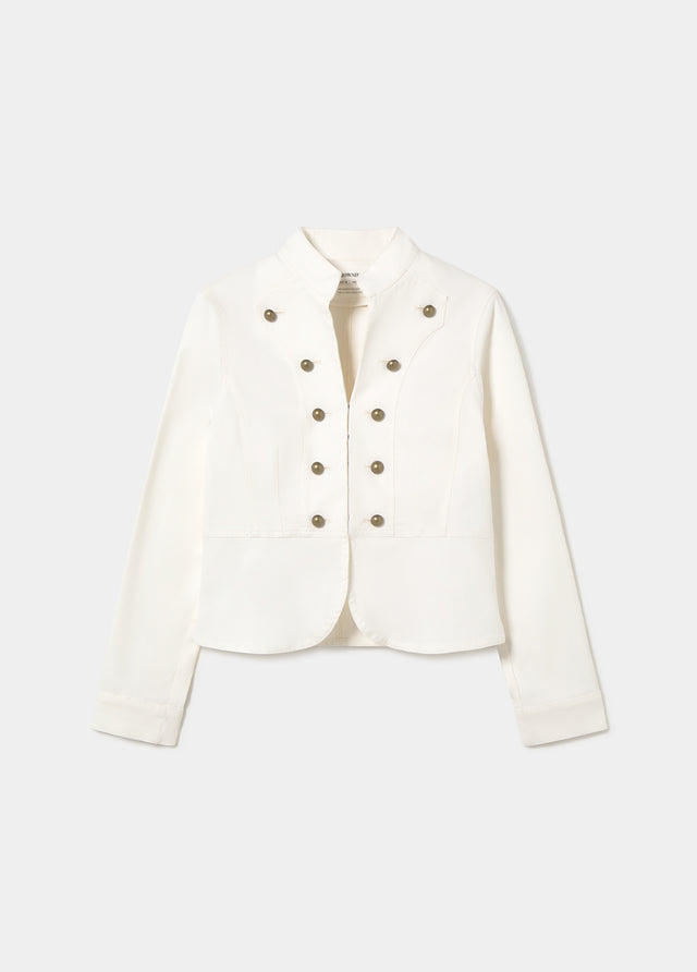 Buttoned cotton jacket