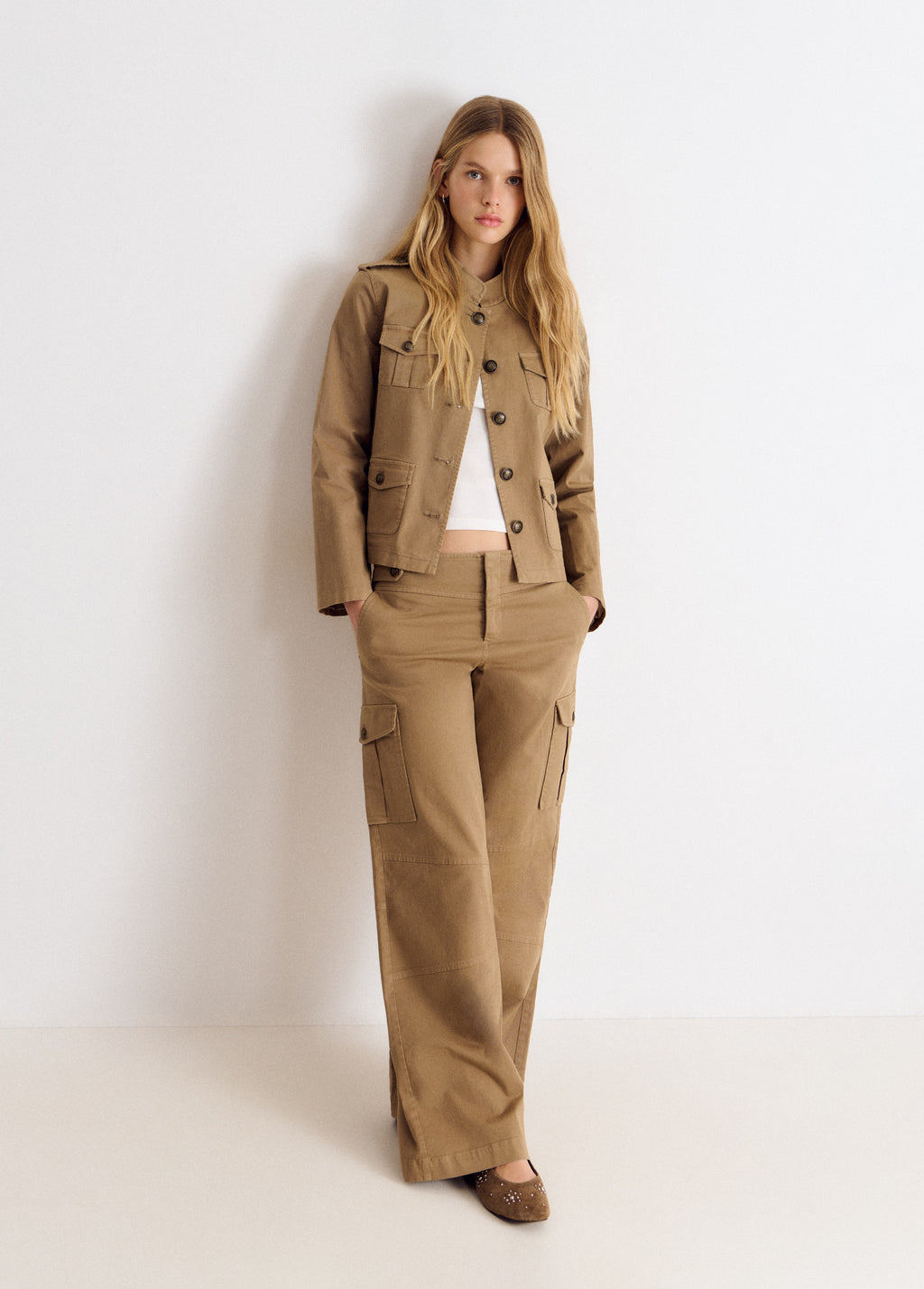 Veste à poches cargo