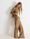 Mid-rise cargo pants
