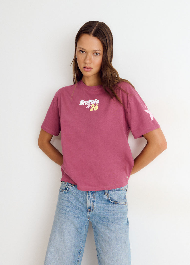 Surfer print T-shirt