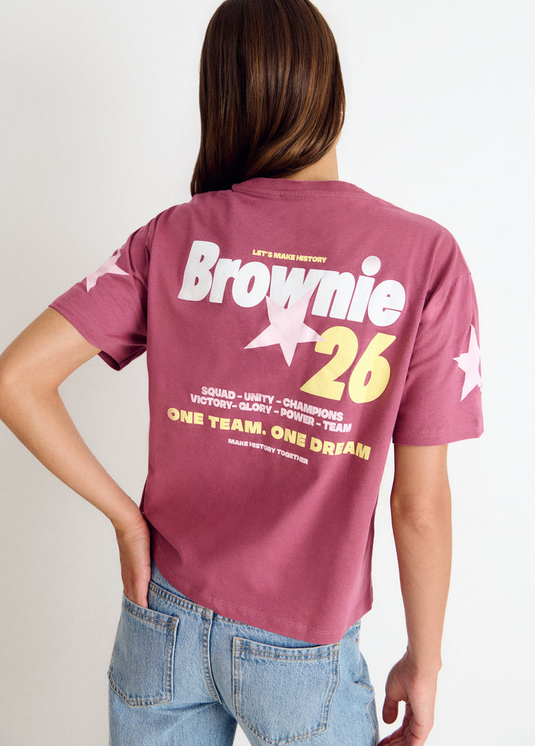Surfer print T-shirt