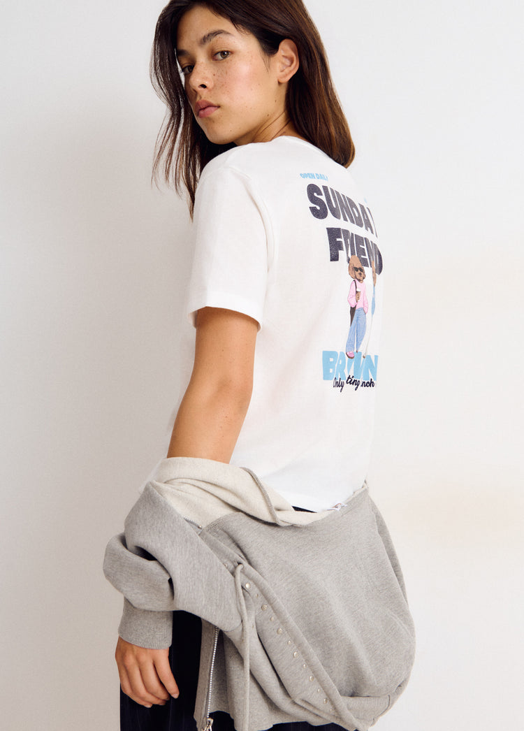 Dog print T-shirt