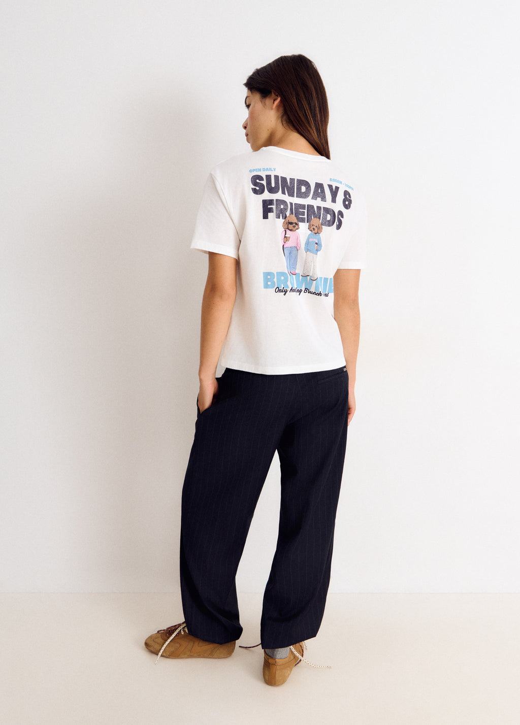 T-Shirt mit Hundeprint