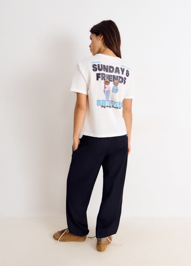 Dog print T-shirt