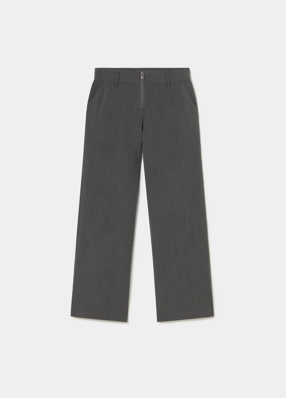 Pantalons amb detall de cremallera