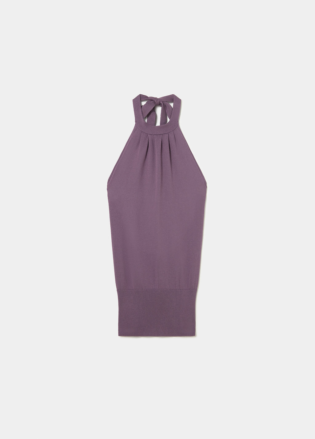 Neck-tied back neckline top