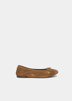 Metallic star ballet flat