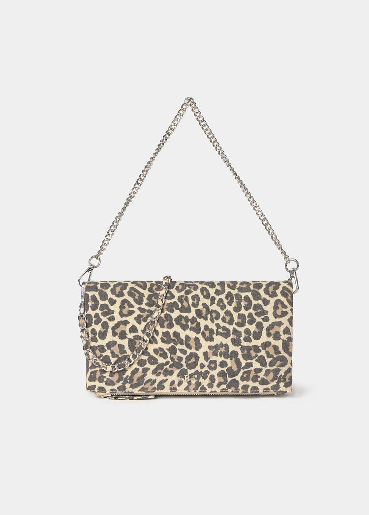 Bossa de solapa amb estampat animal