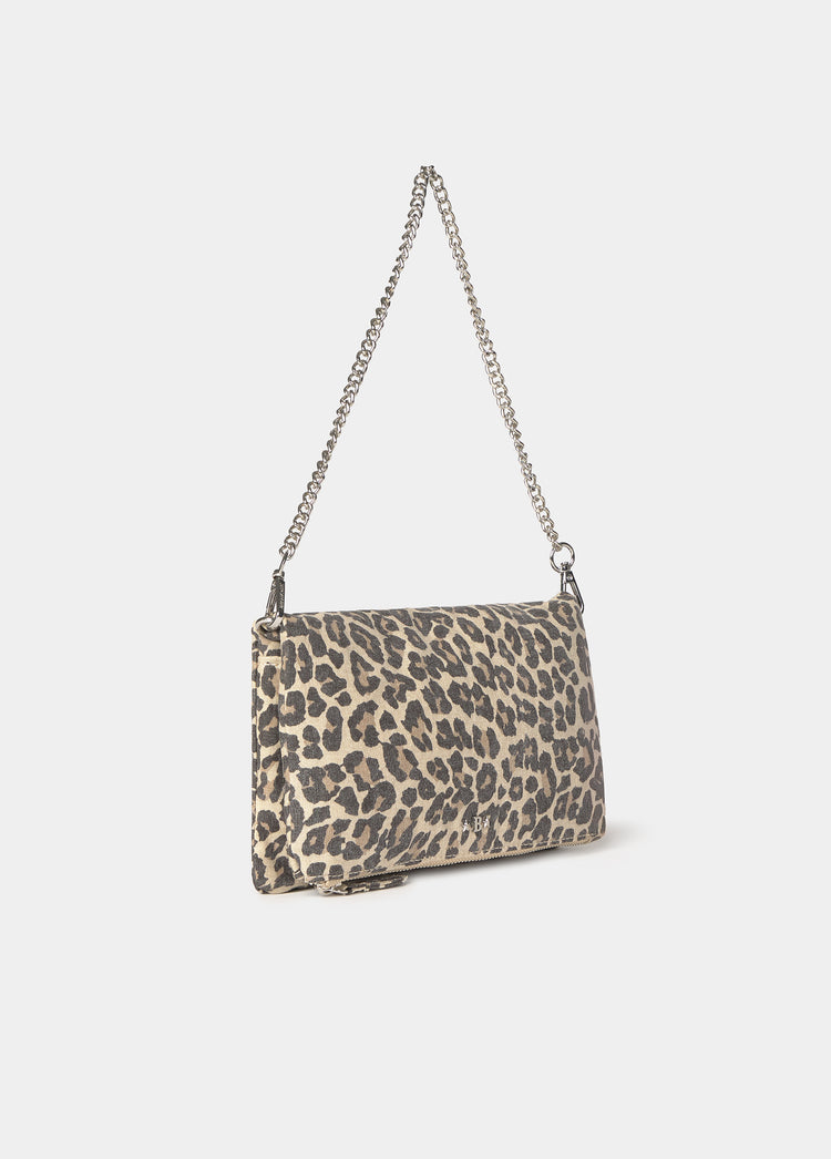 Bossa de solapa amb estampat animal