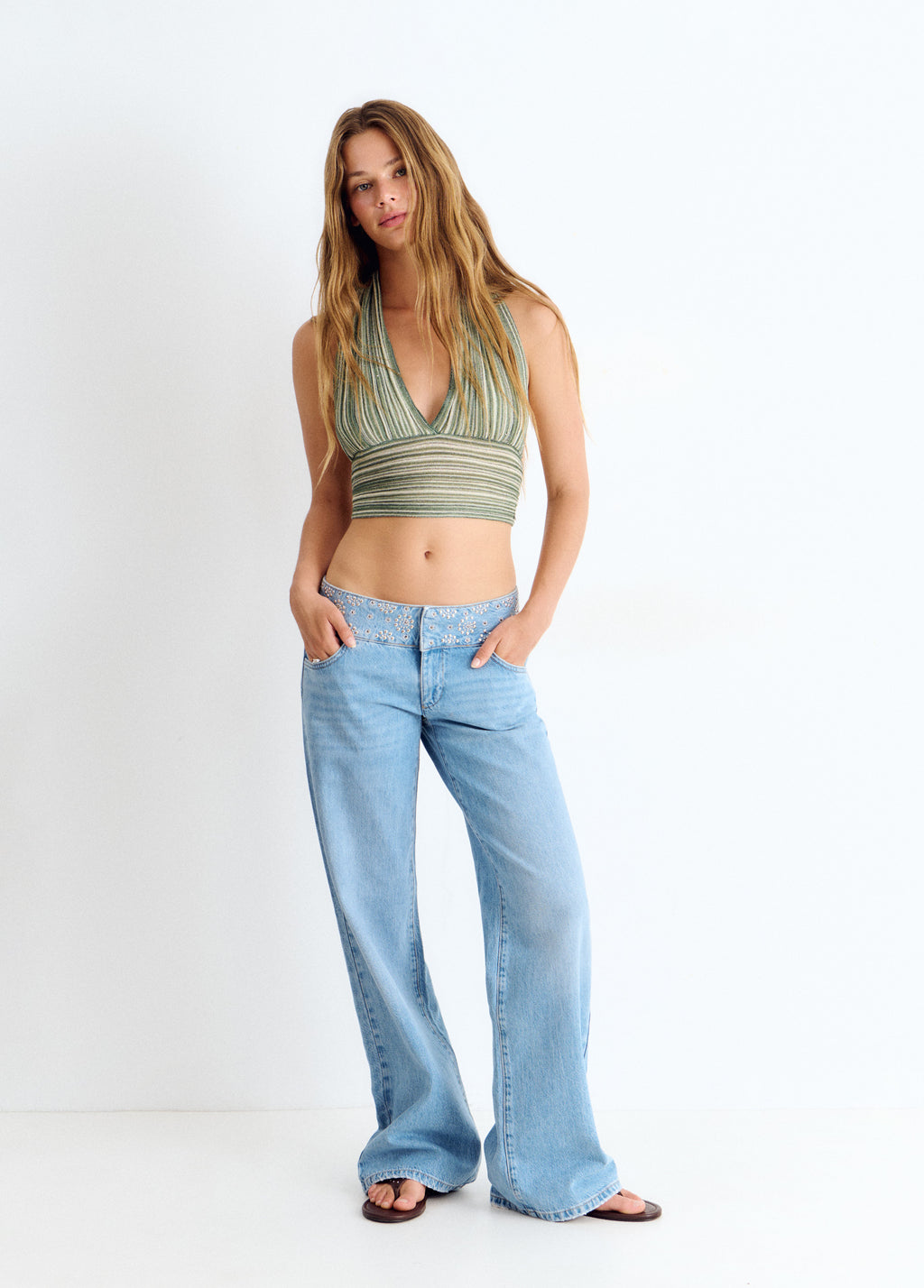 Top punto halter