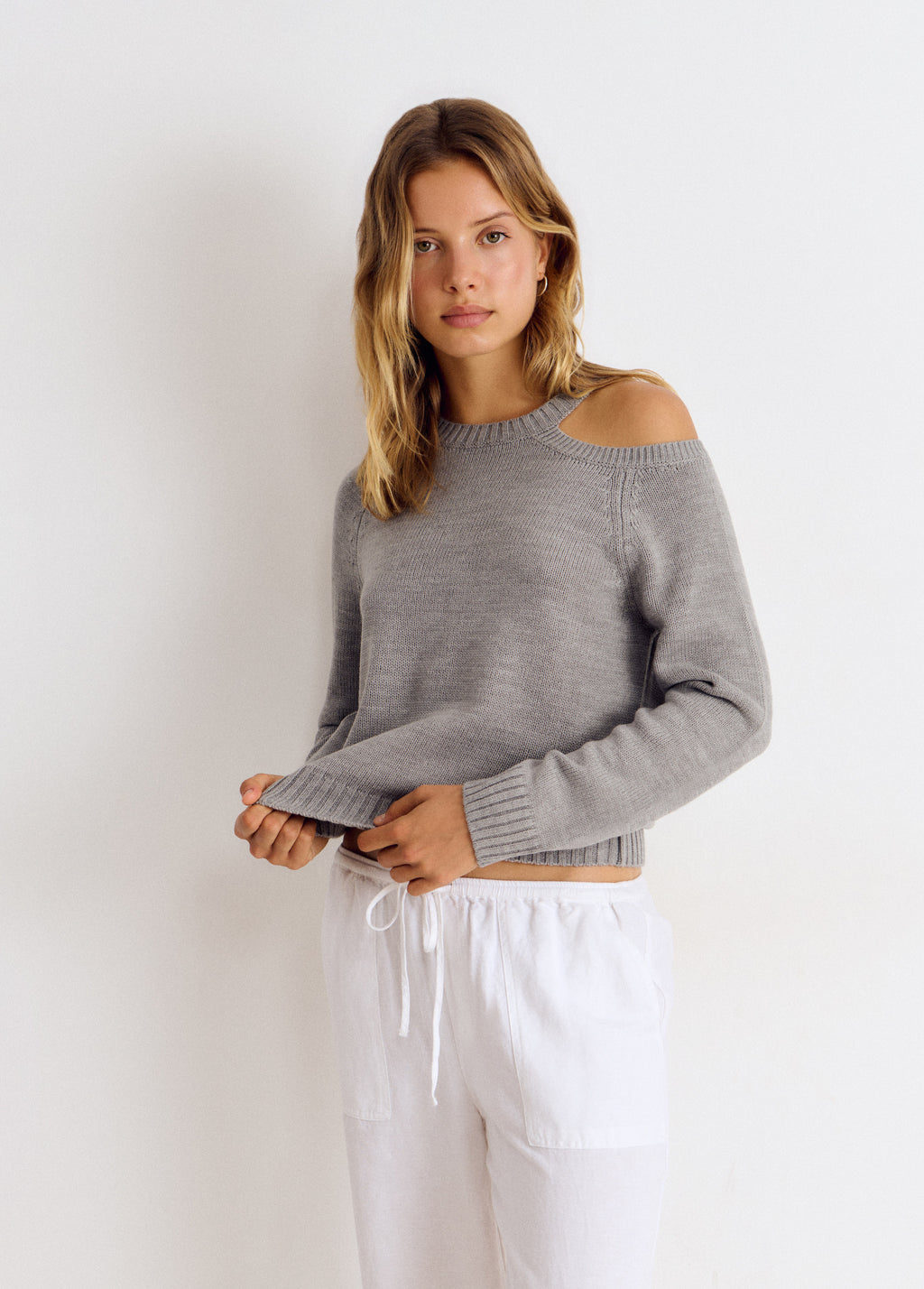 Jersey cut out cuello