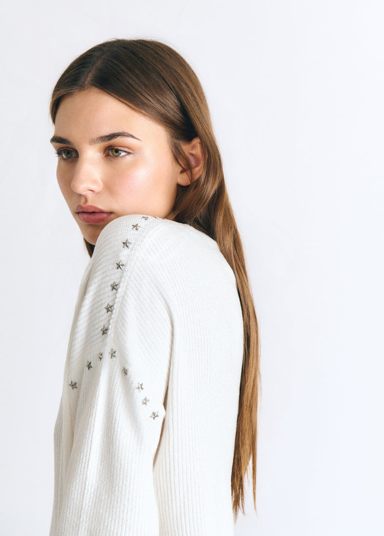 Jersey chenilla estrellas