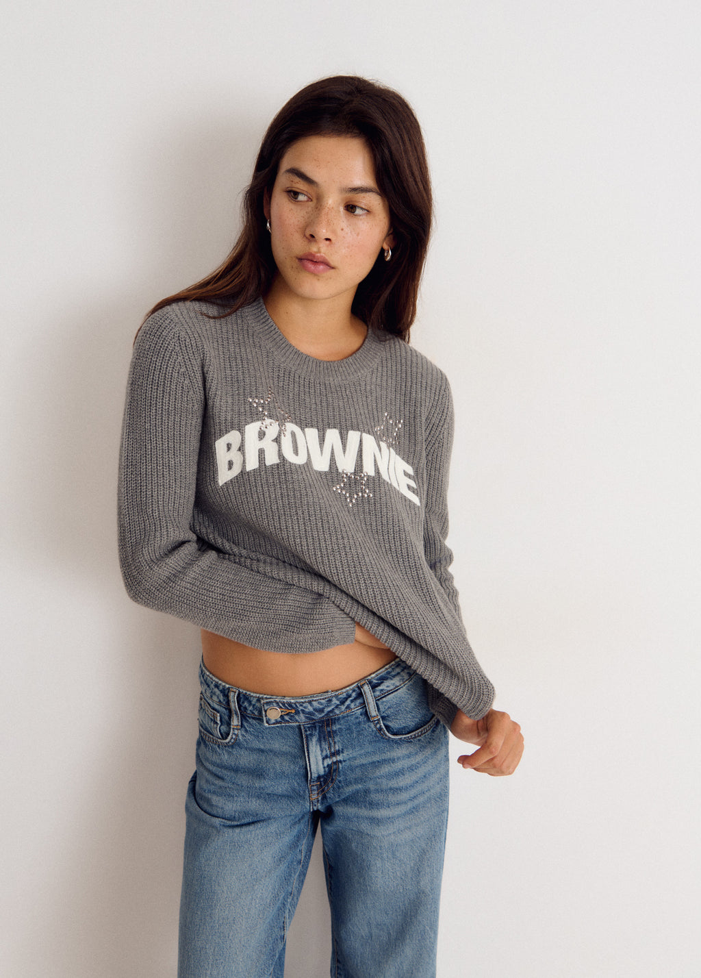 Brownie star sweater