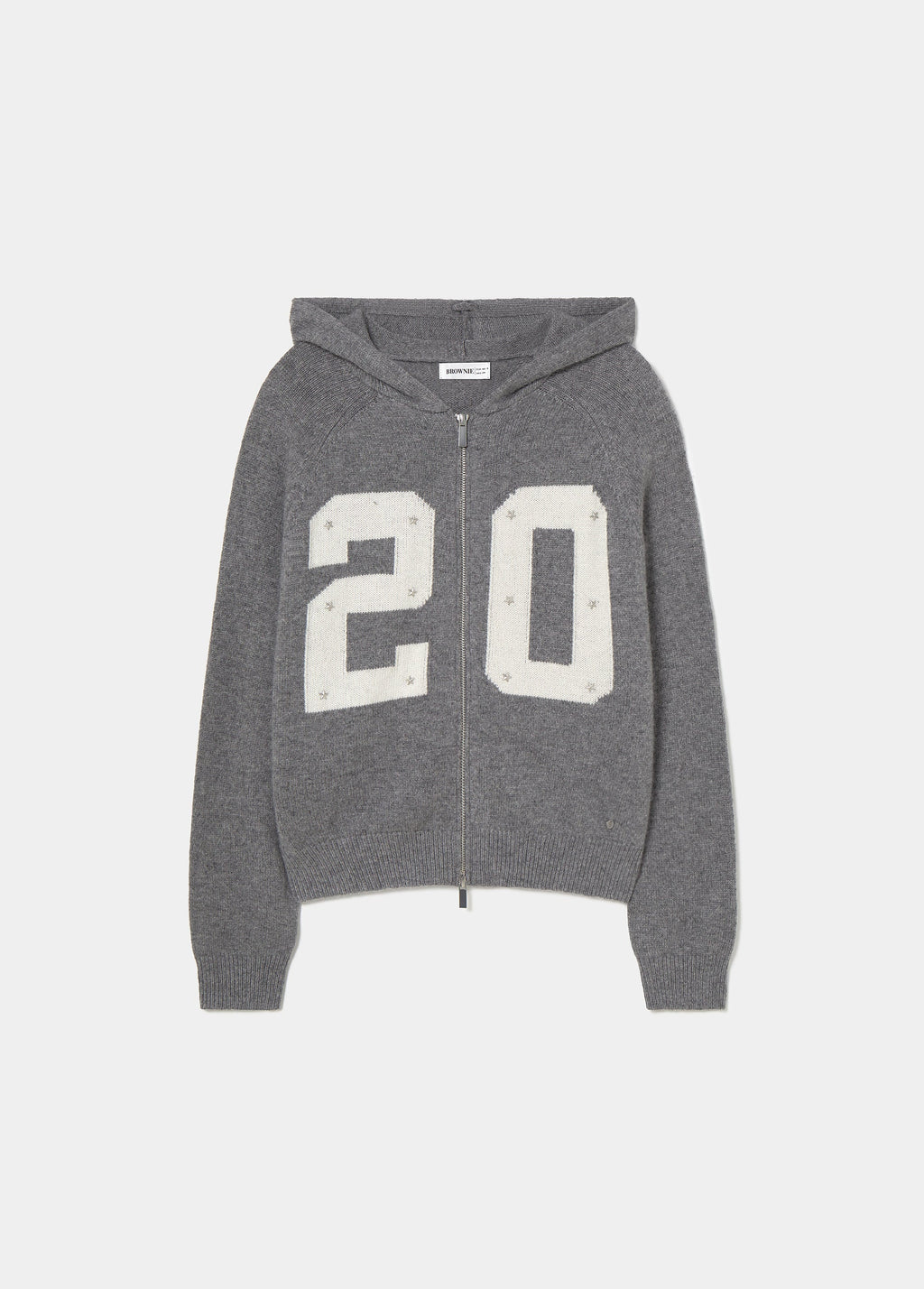 20 hooded knit jacket