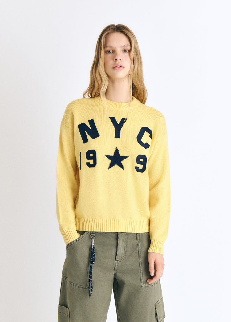 Jumper brodé nyc