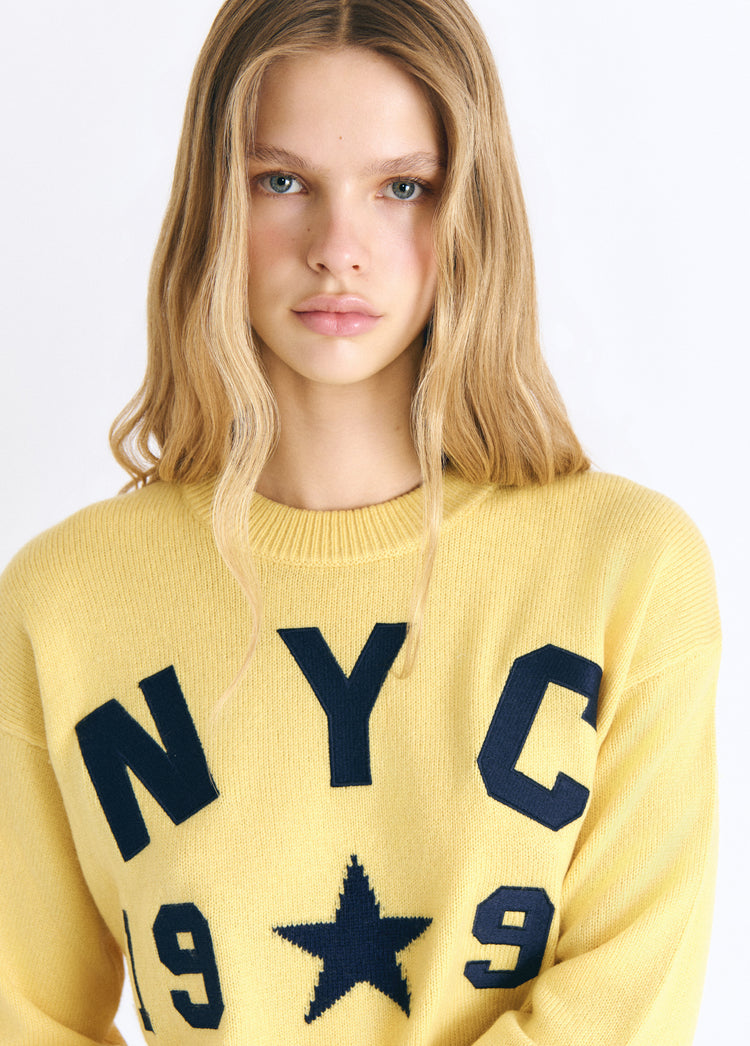 Jumper brodé nyc