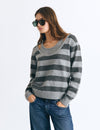 Maglione a doppie righe