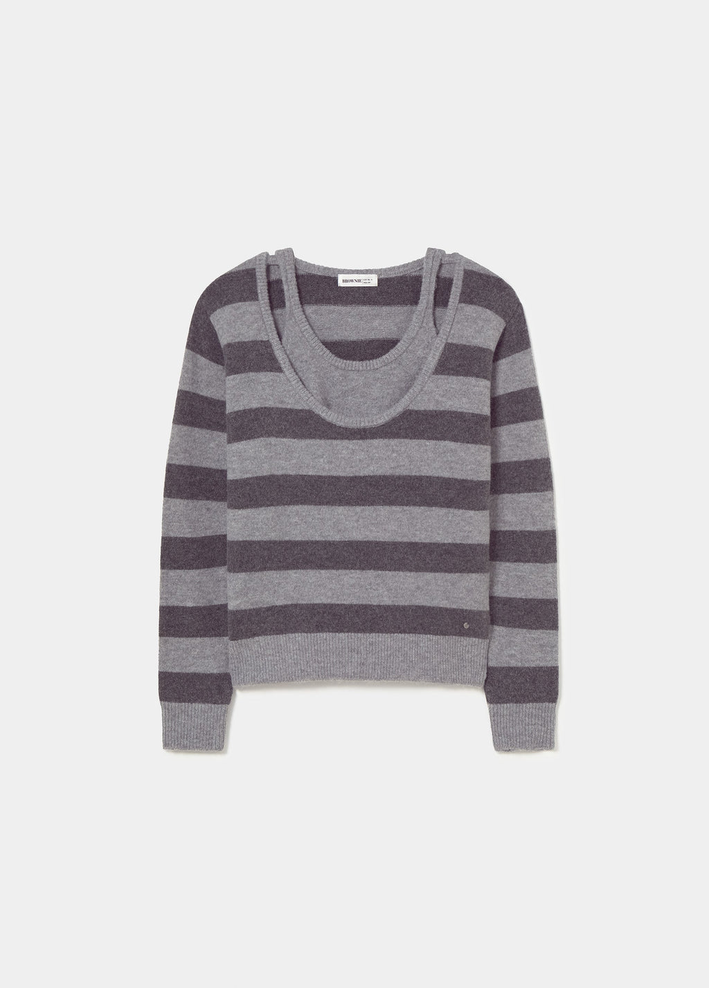 Maglione a doppie righe