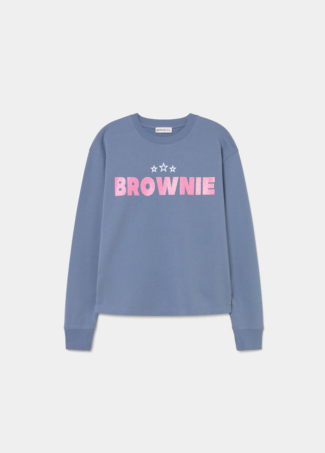 Sweatshirt met sterrenprint