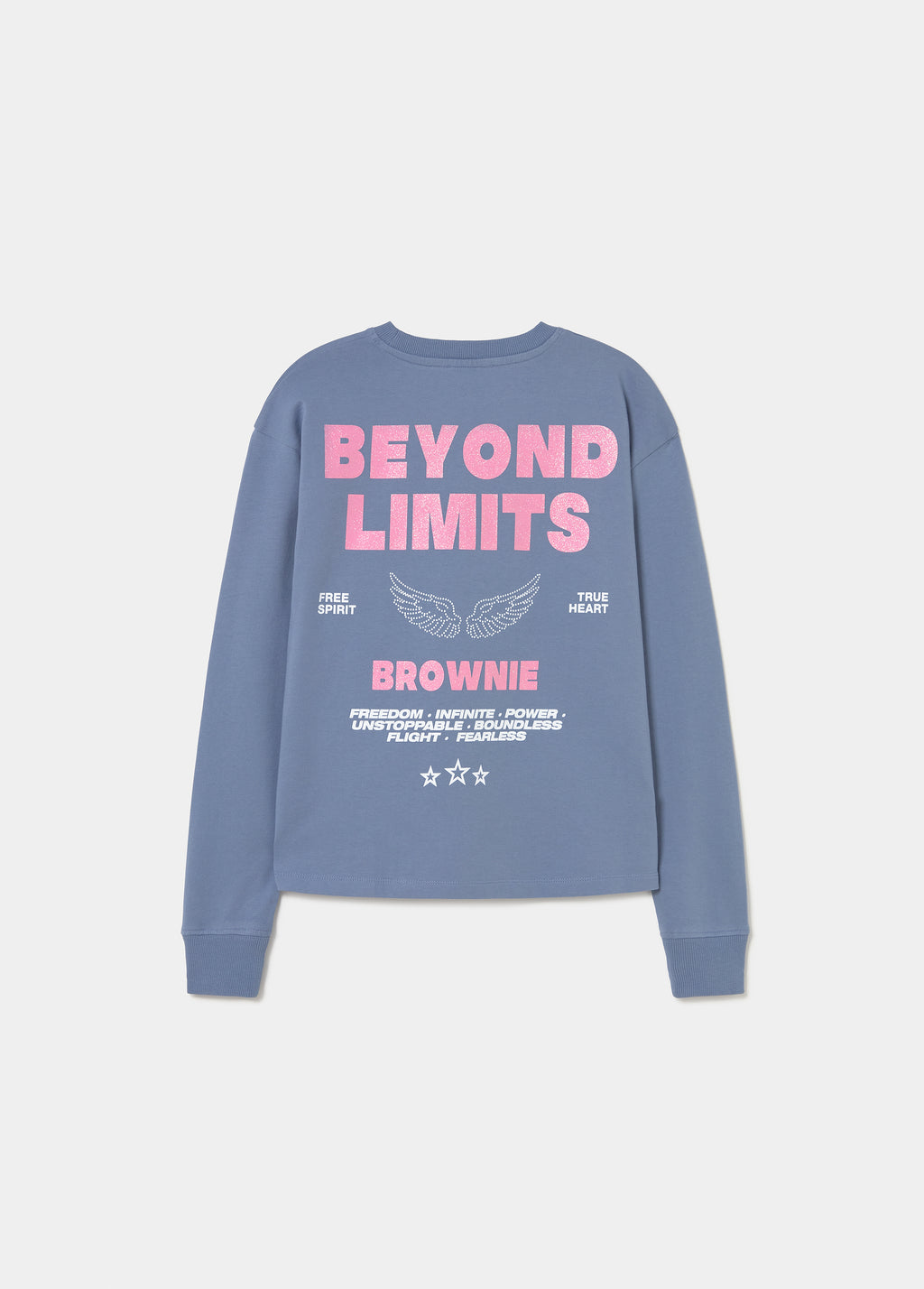 Sweatshirt met sterrenprint