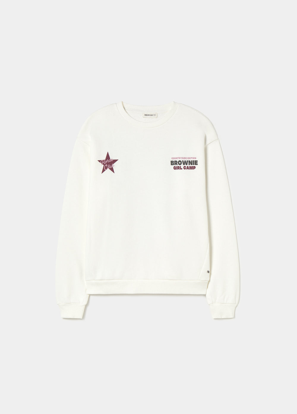 Sudadera amb estampat de cavall amb brillantor