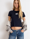 Dog-embroidered T-shirt