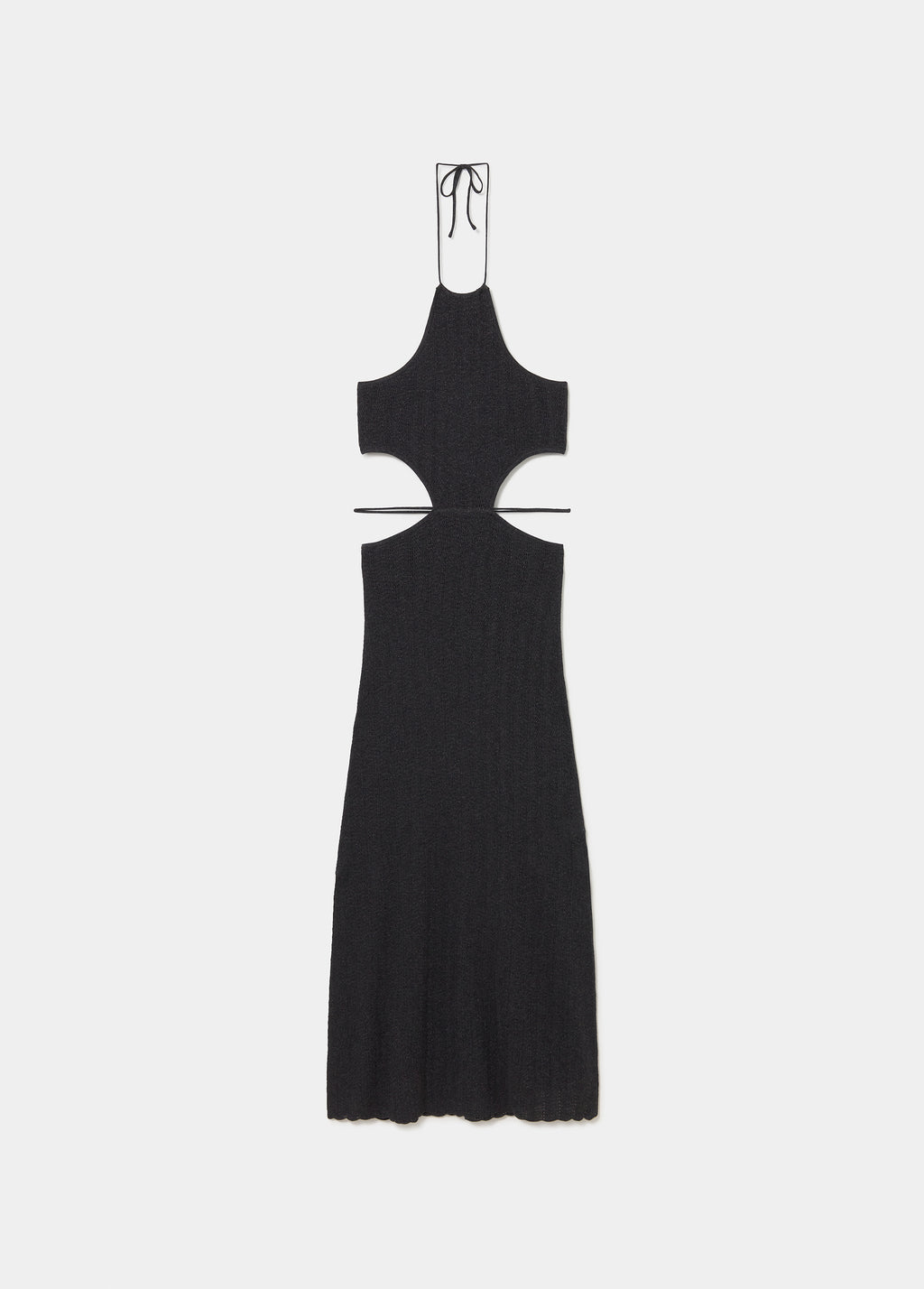 Halter-Strickkleid mit Cut-out-Details