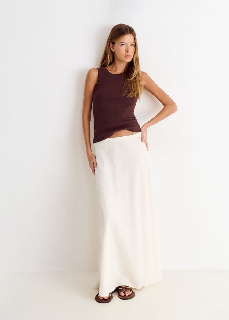 Rustic long skirt