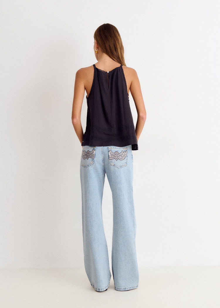 Top halter jaretas