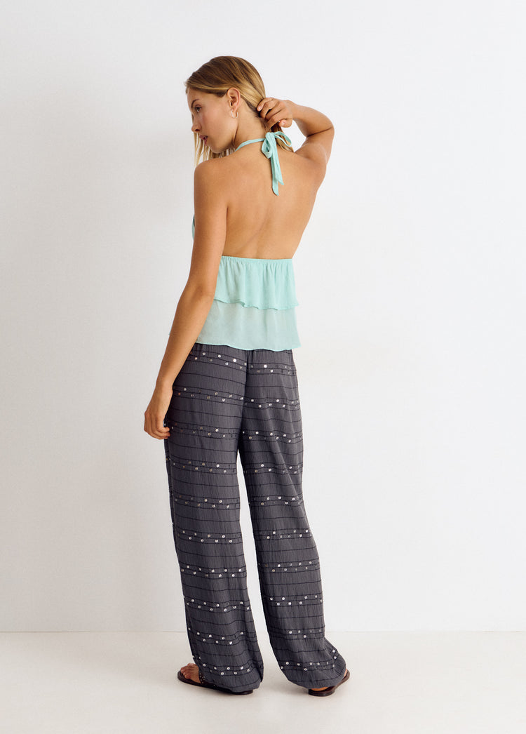 Sequin harem pants