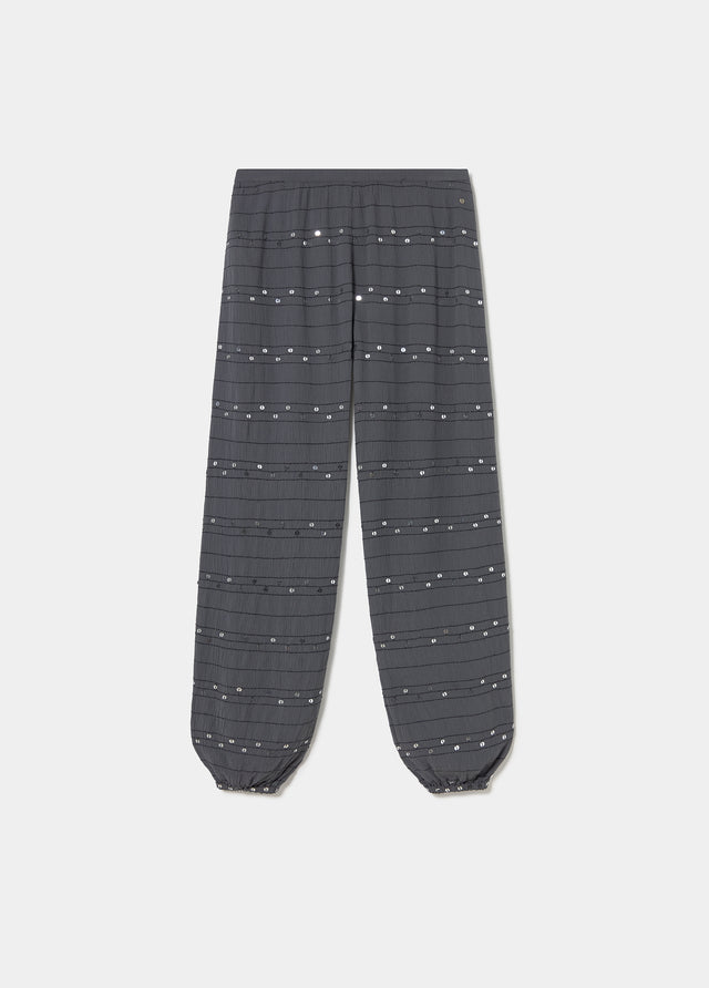 Sequin harem pants