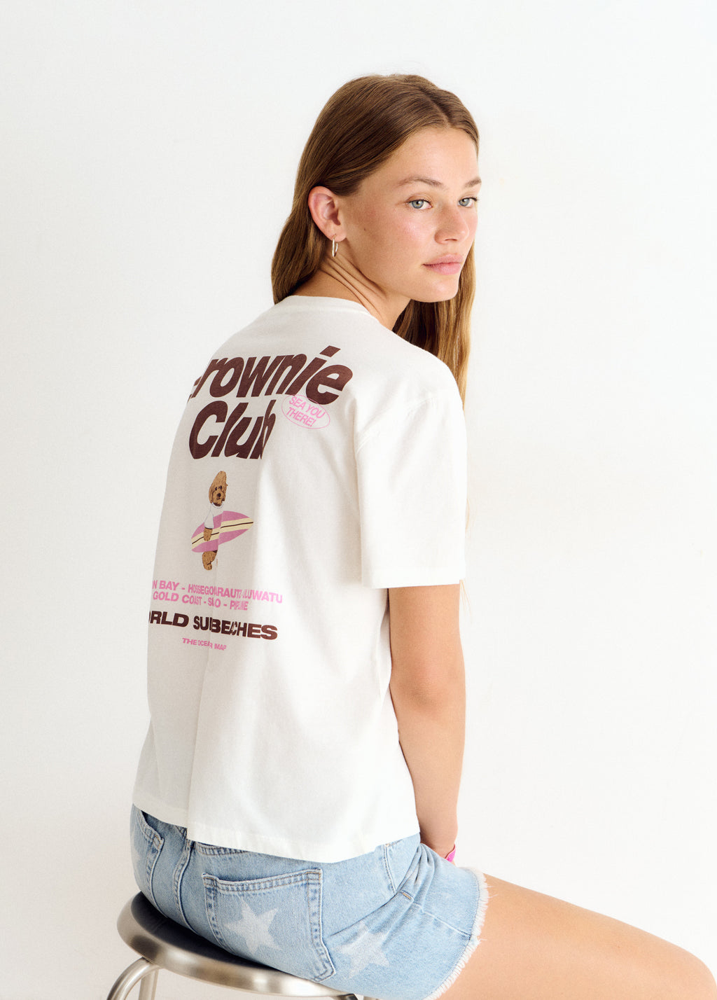 T-shirt surferhond